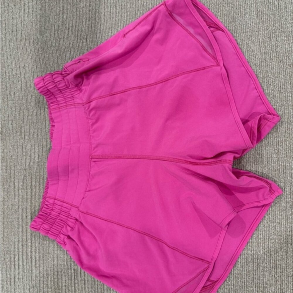 Lululemon Sonic Pink Athletic Shorts